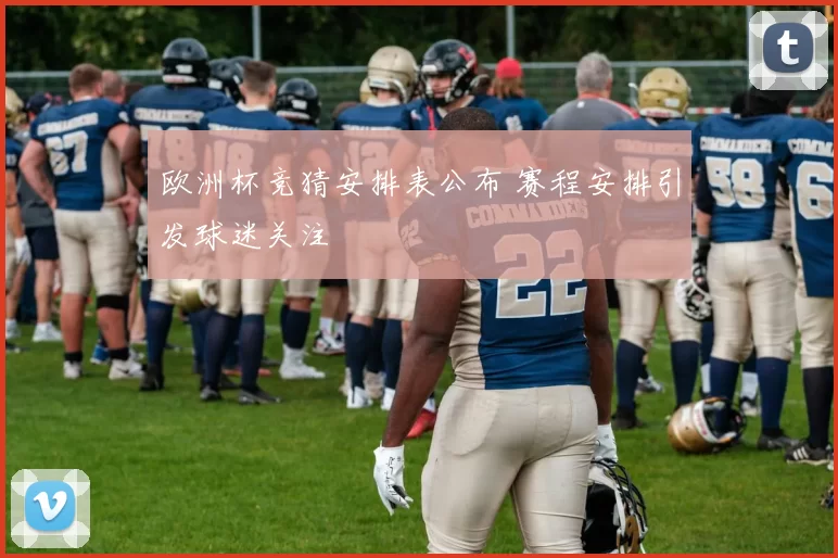 欧洲杯竞猜安排表公布 赛程安排引发球迷关注