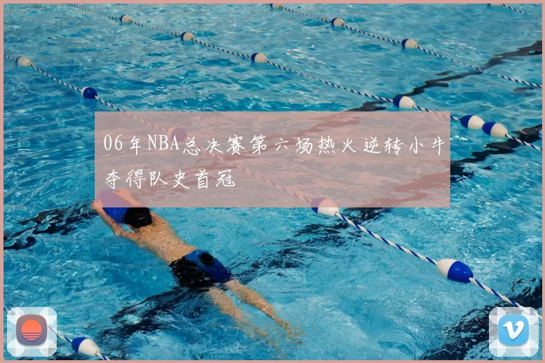 06年NBA总决赛第六场热火逆转小牛夺得队史首冠